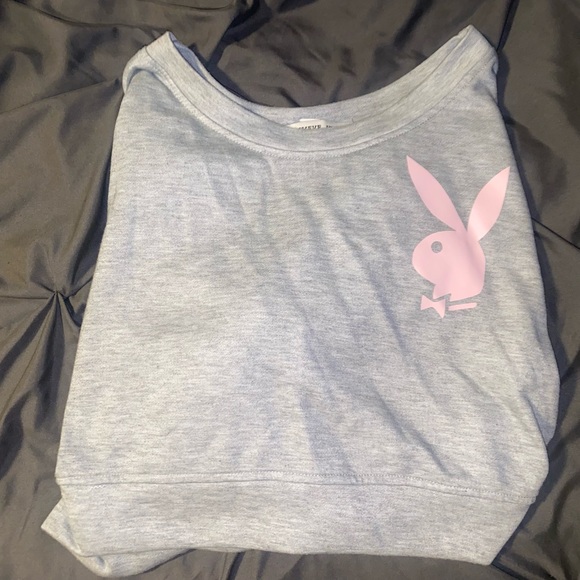 Playboy Crop Sweatshirt - Picture 1 of 3